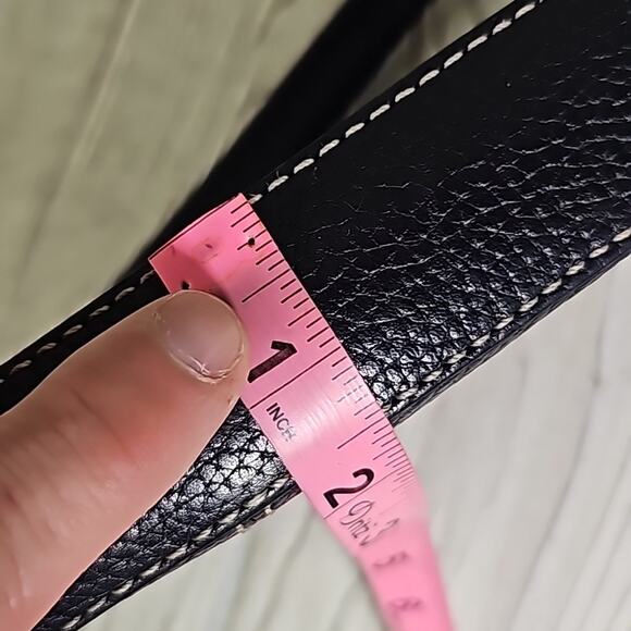 Kate Spade Black Pebble Leather Shoulder Bag - Picture 8 of 10